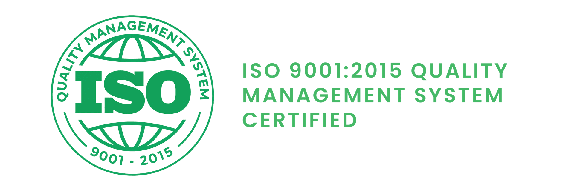 ISO 9001:2015 Quality Management System Certified