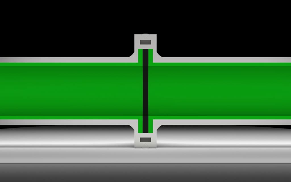 Hub-Welded — Section Closeup