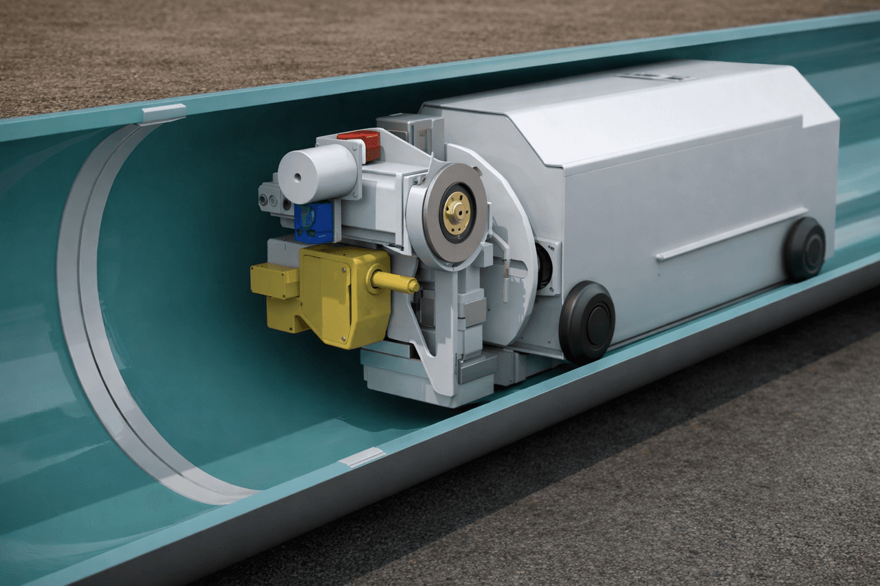 Internal Field Joint Coating Robot